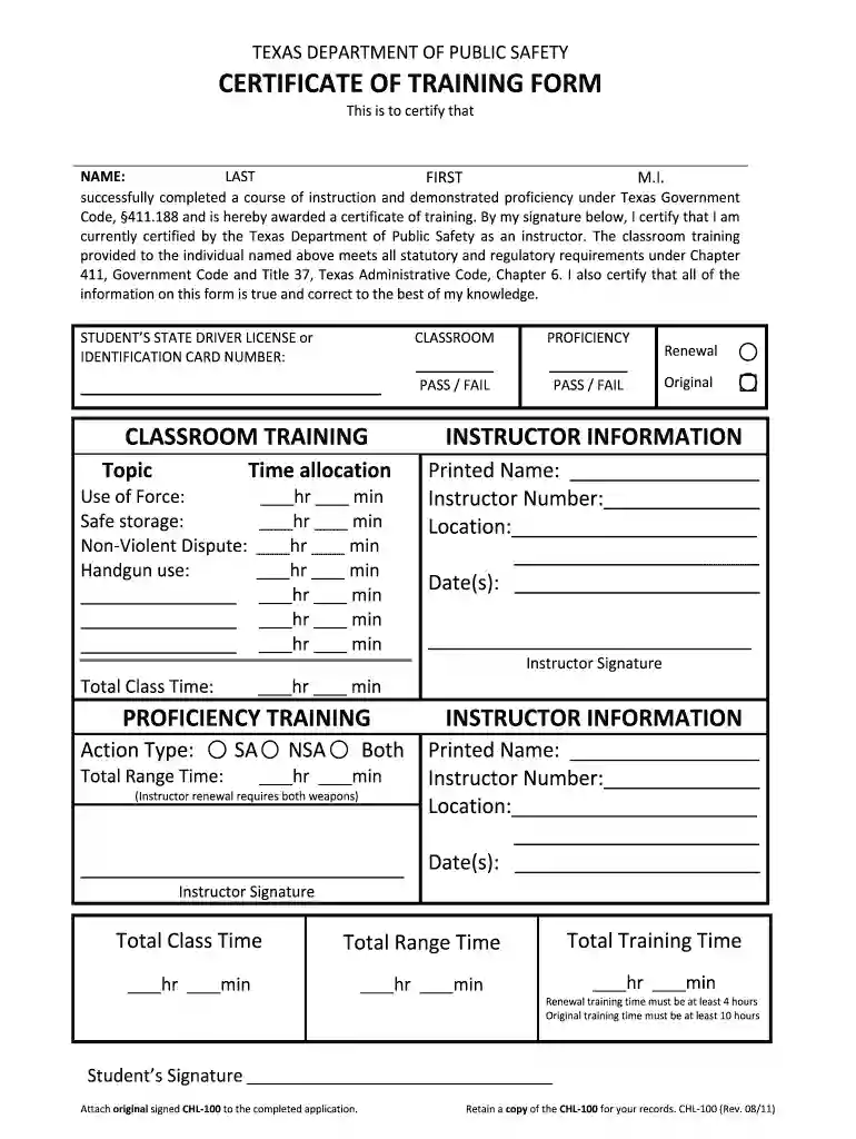 ltc 100 form Preview on Page 1