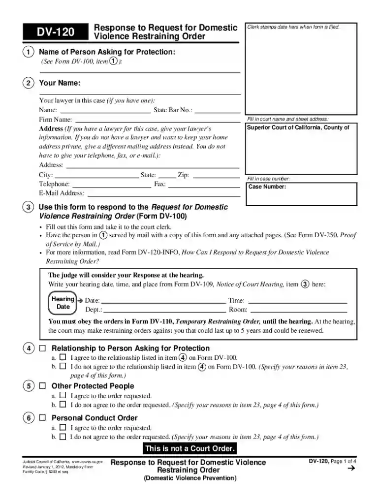dv 120 instructions Preview on Page 1