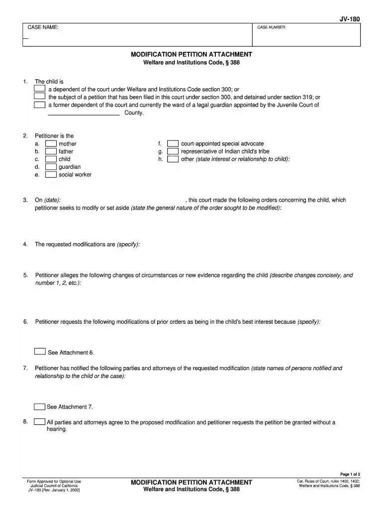 388 petition form Preview on Page 1