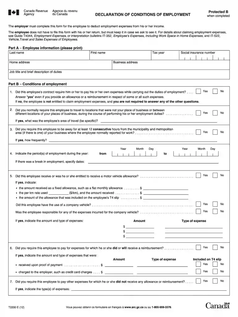 t2200 2012 form Preview on Page 1