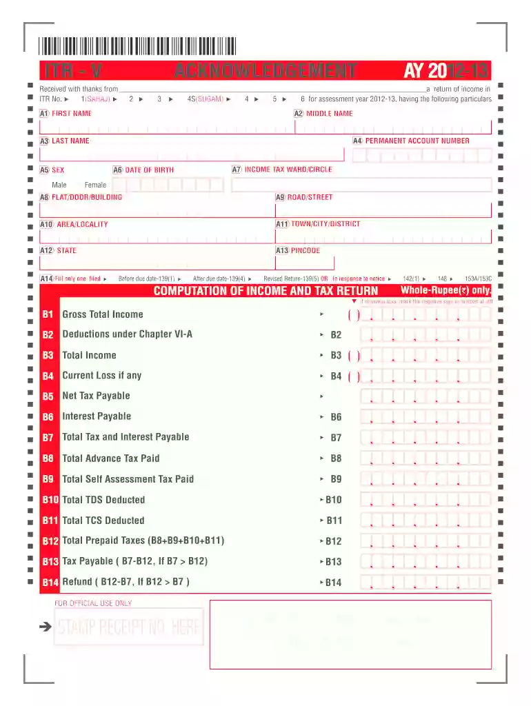 what is itr v Preview on Page 1