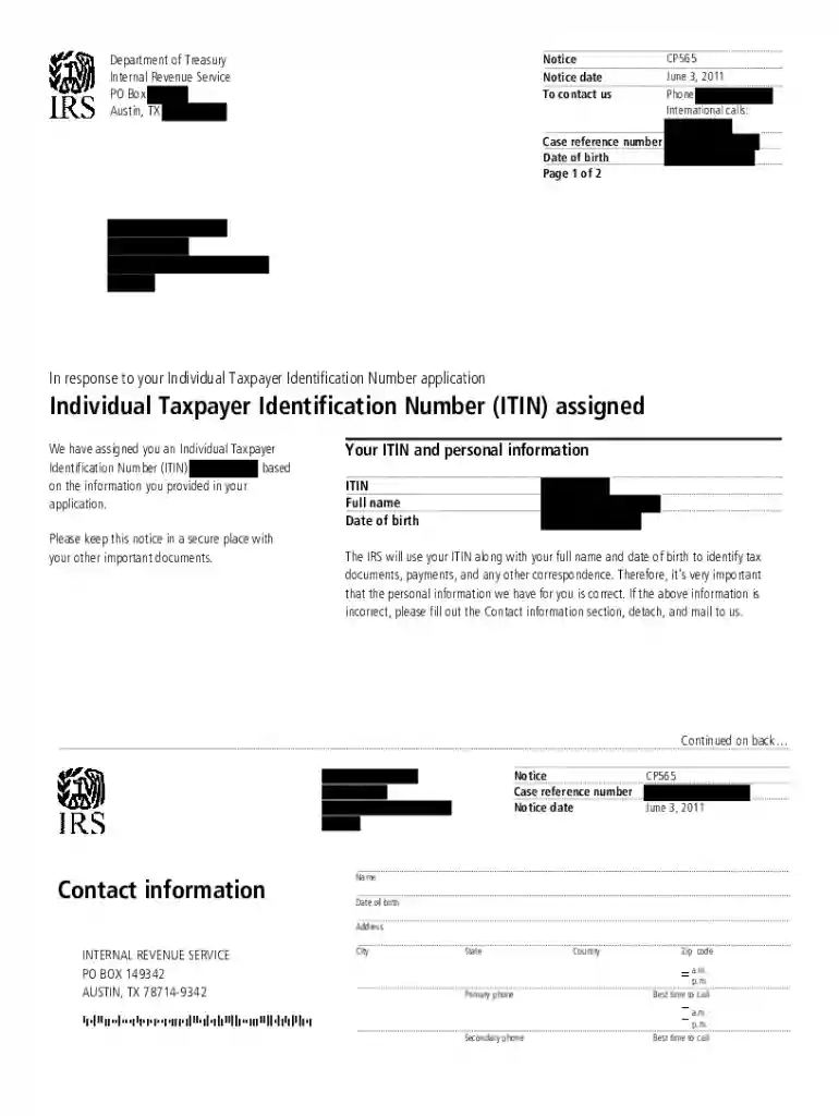 how to change itin to ssn with irs online Preview on Page 1