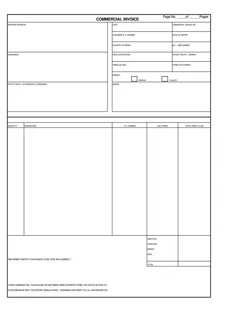 free printable invoices Preview on Page 1
