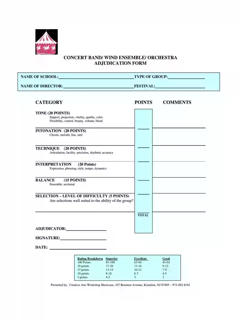 adjudication form pdf Preview on Page 1