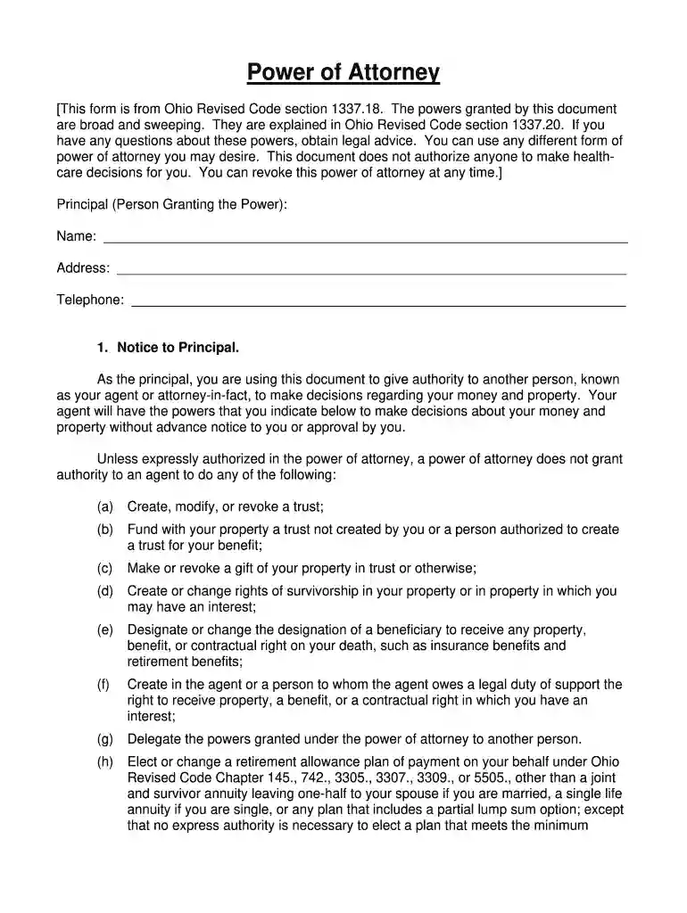 this form is from ohio revised code section 133718 Preview on Page 1