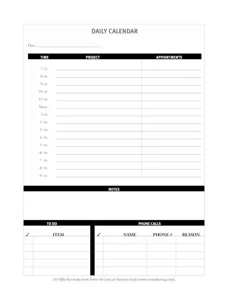 printable calendar template free Preview on Page 1