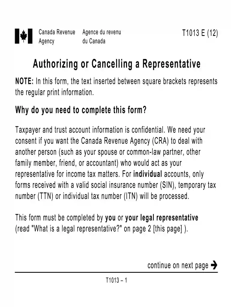 t1013 printable form Preview on Page 1