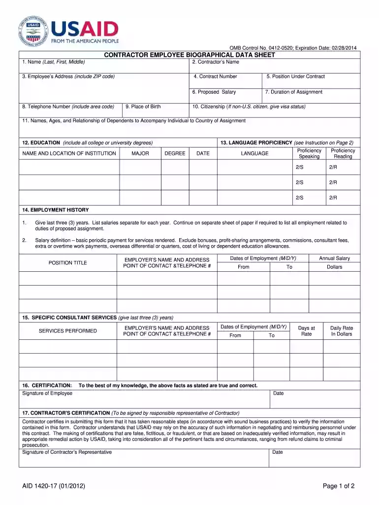 employee contract Preview on Page 1