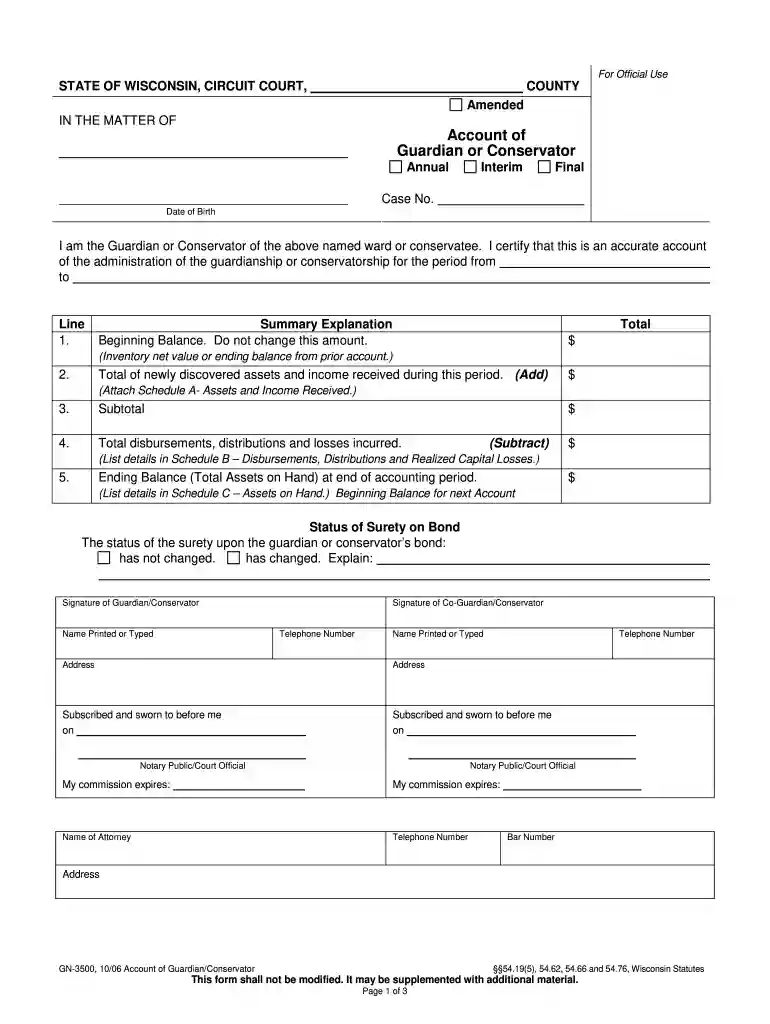 gn 3500 2006 form Preview on Page 1