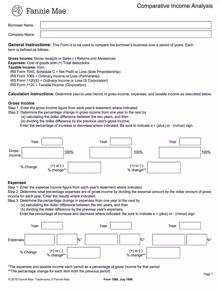 1088 tax form Preview on Page 1