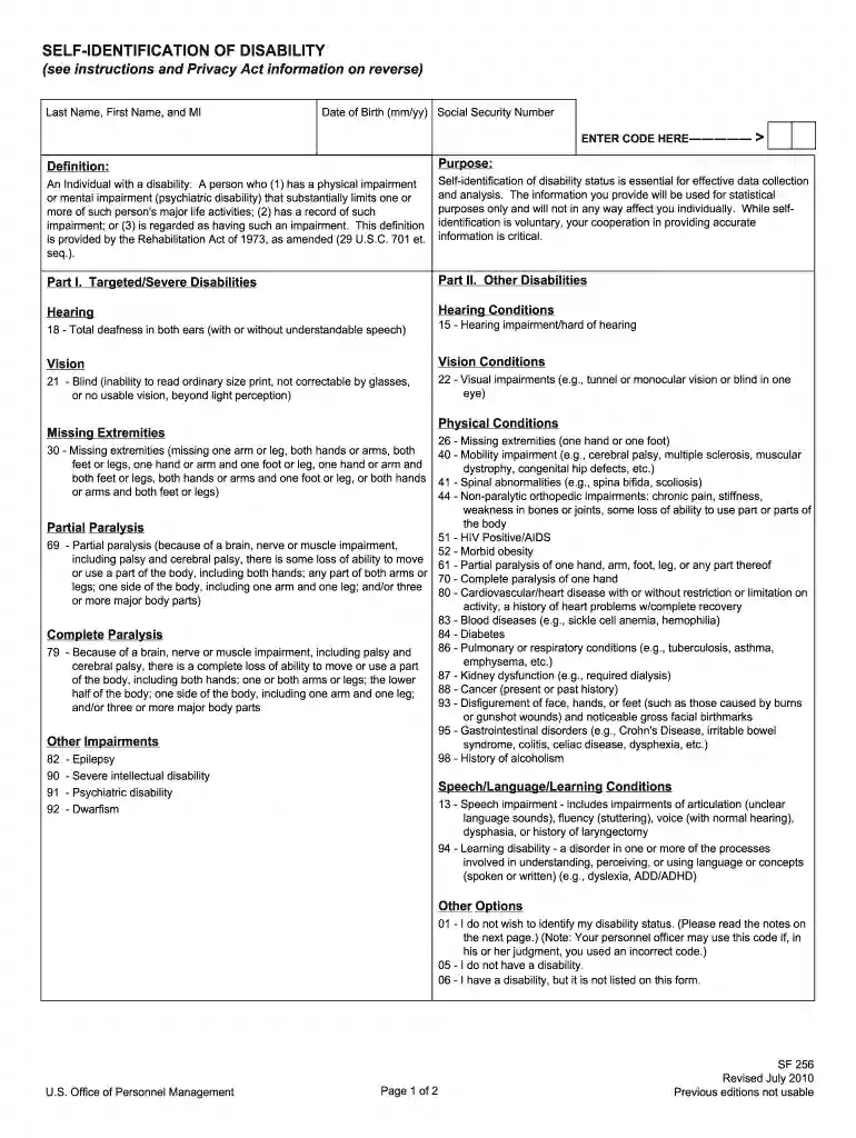 ssa 1372 form Preview on Page 1