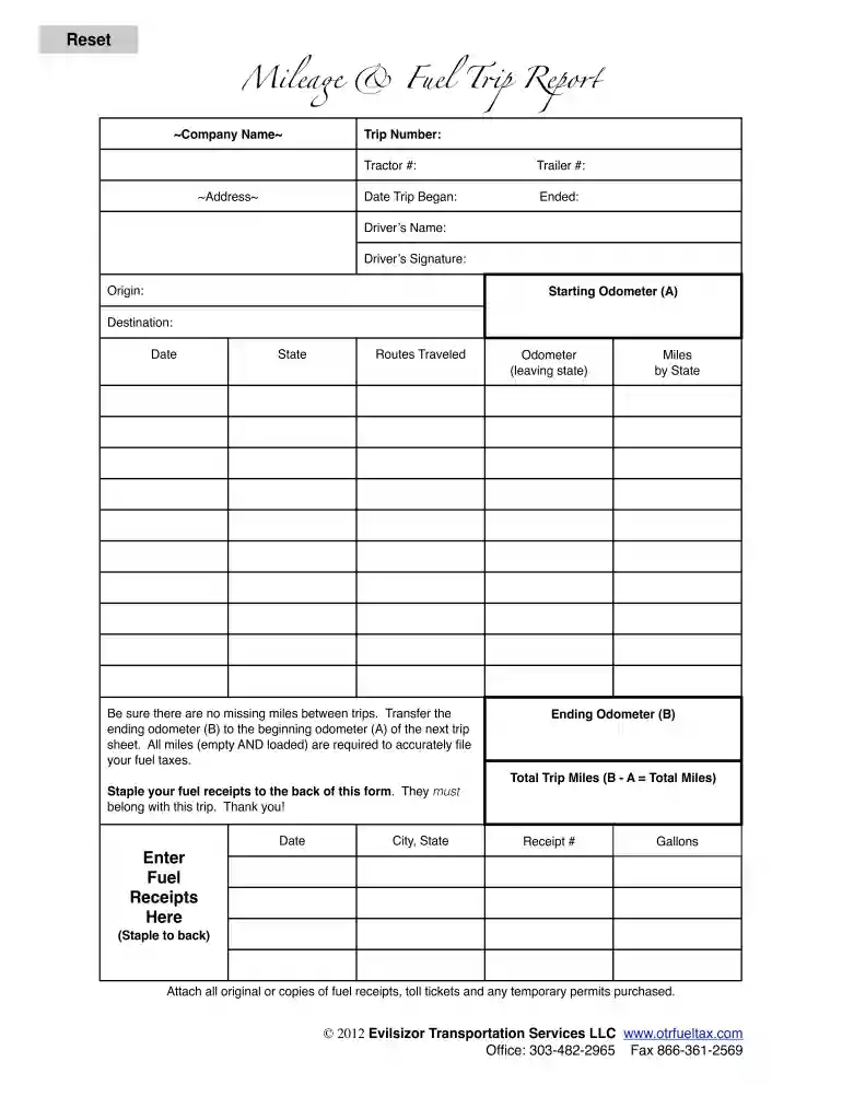 tripsheetsonline Preview on Page 1