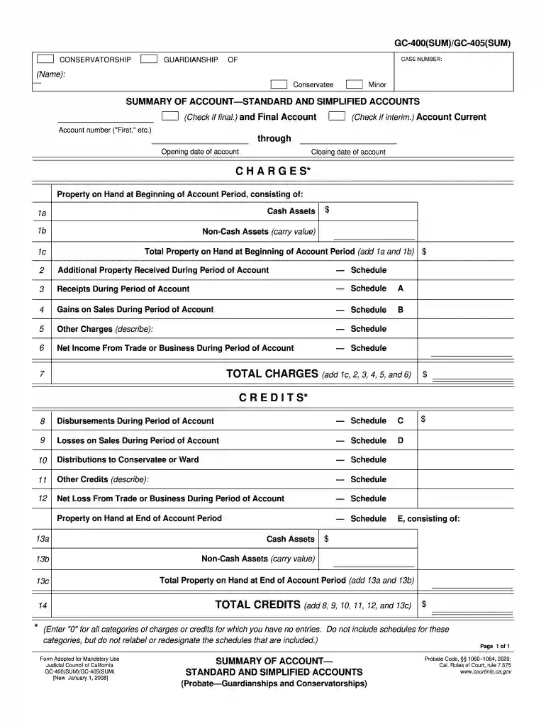judicial council form gc 400 Preview on Page 1