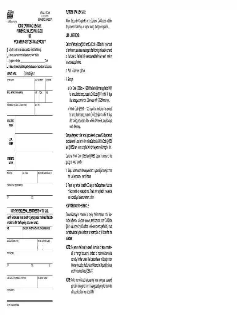 lien sale meaning Preview on Page 1