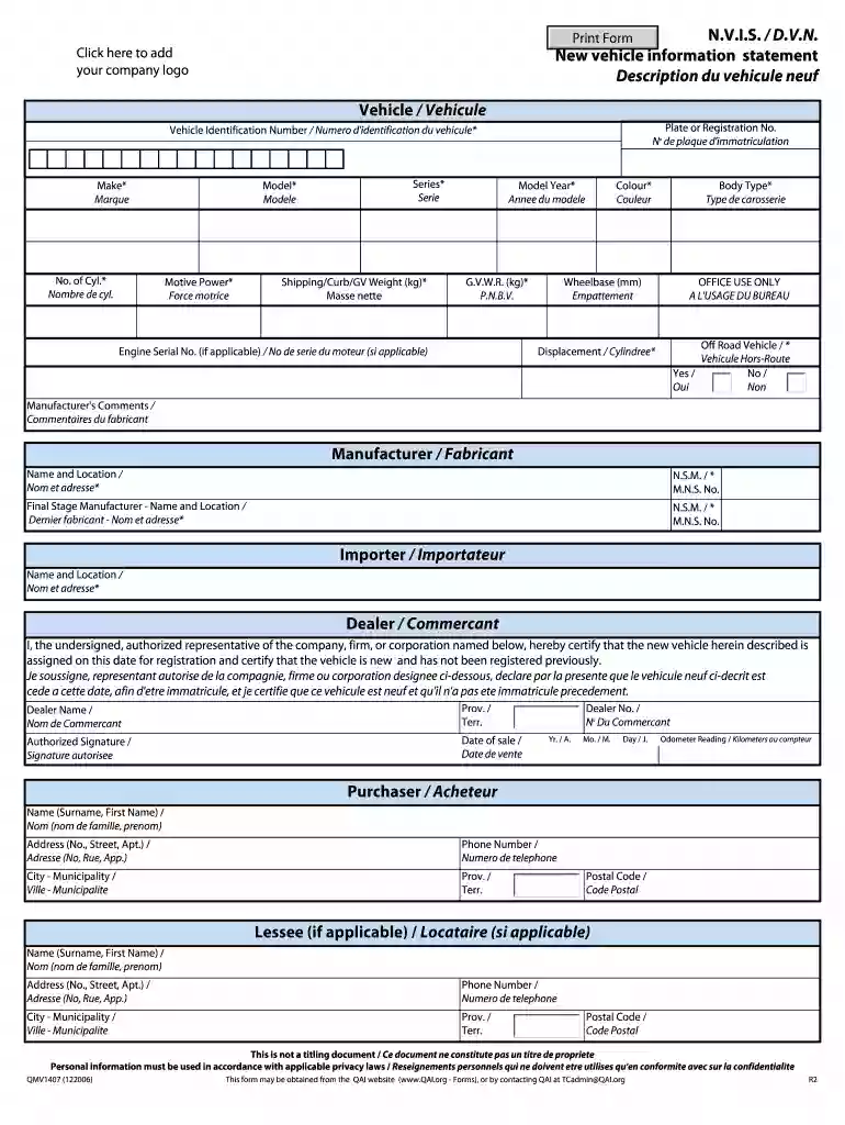 nvis form Preview on Page 1
