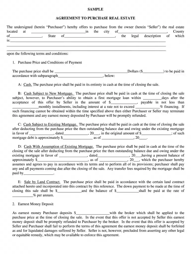 sales agreement sample Preview on Page 1