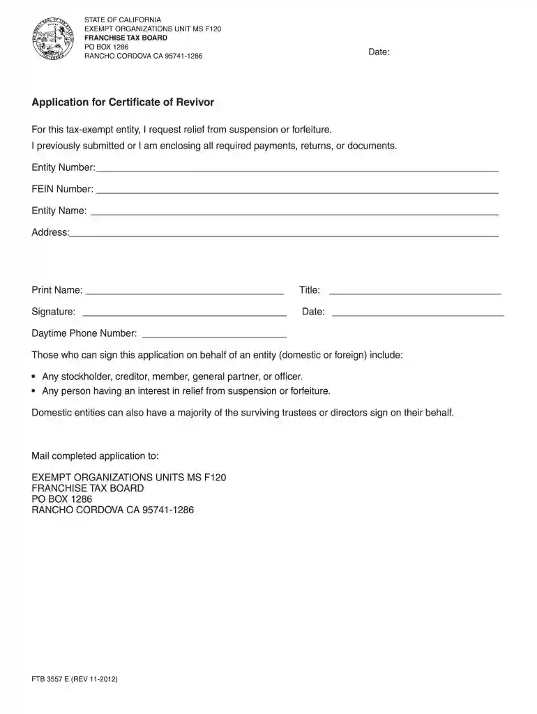 form 3557 instructions Preview on Page 1