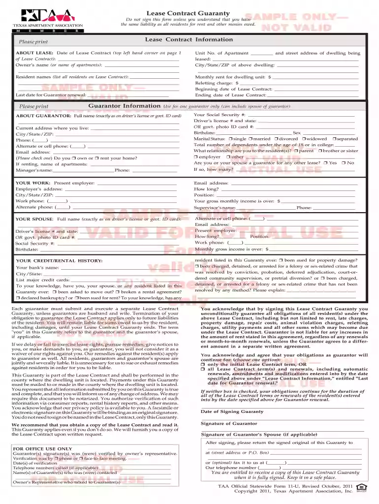 taa lease agreement 2023 Preview on Page 1
