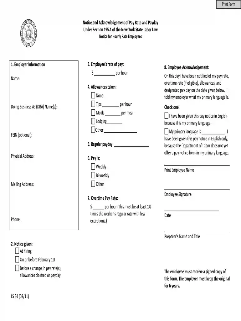 ls 54 form fillable Preview on Page 1