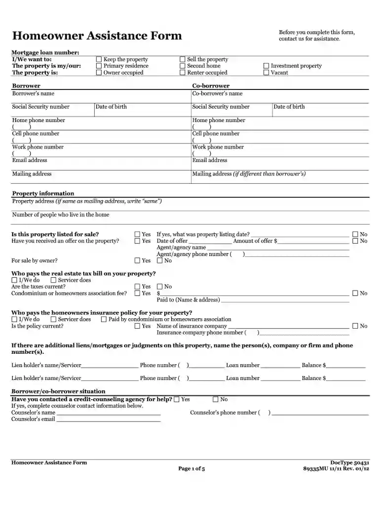 students application Preview on Page 1