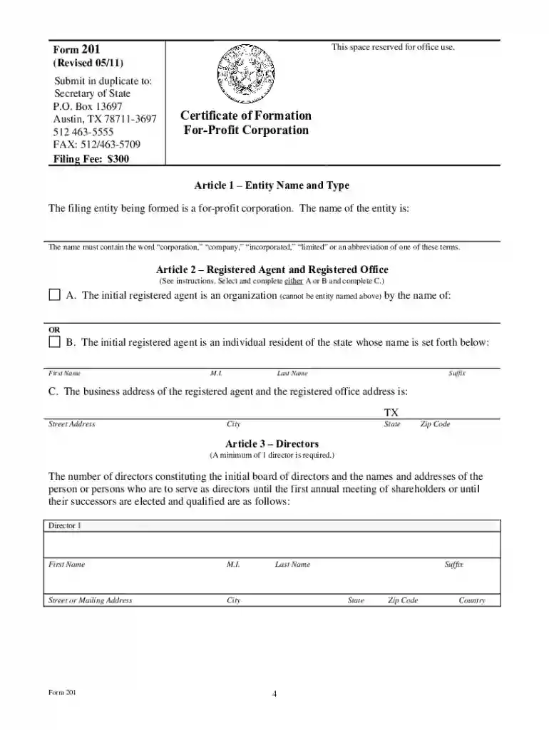 texasform an llc Preview on Page 1