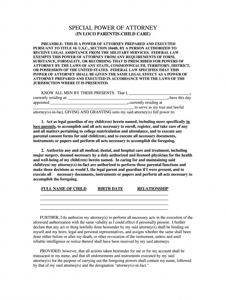 loco form Preview on Page 1