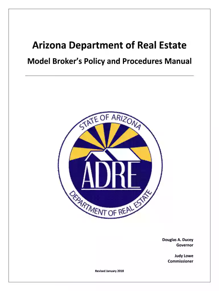 real estate broker policy and procedure manual Preview on Page 1