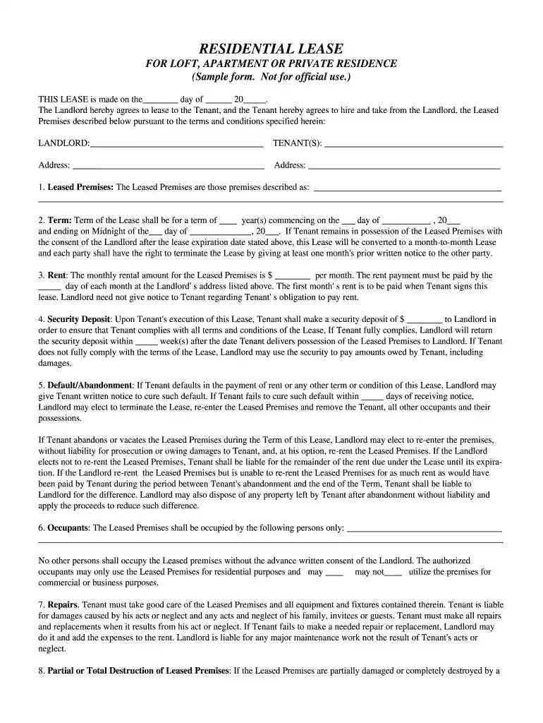 t 186 lease agreement pdf Preview on Page 1