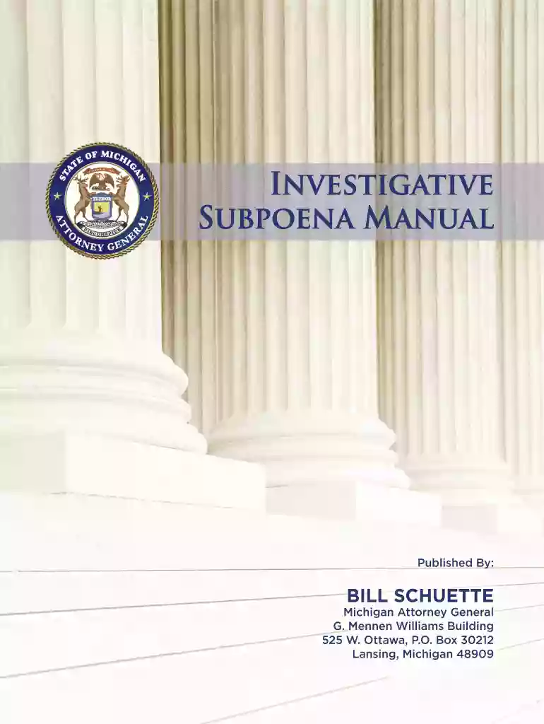 investigative subpoena Preview on Page 1