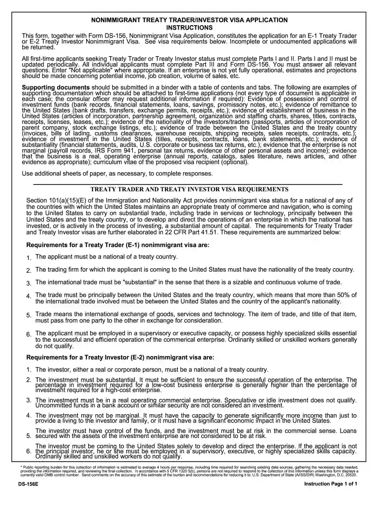 ds 156 form pdf Preview on Page 1