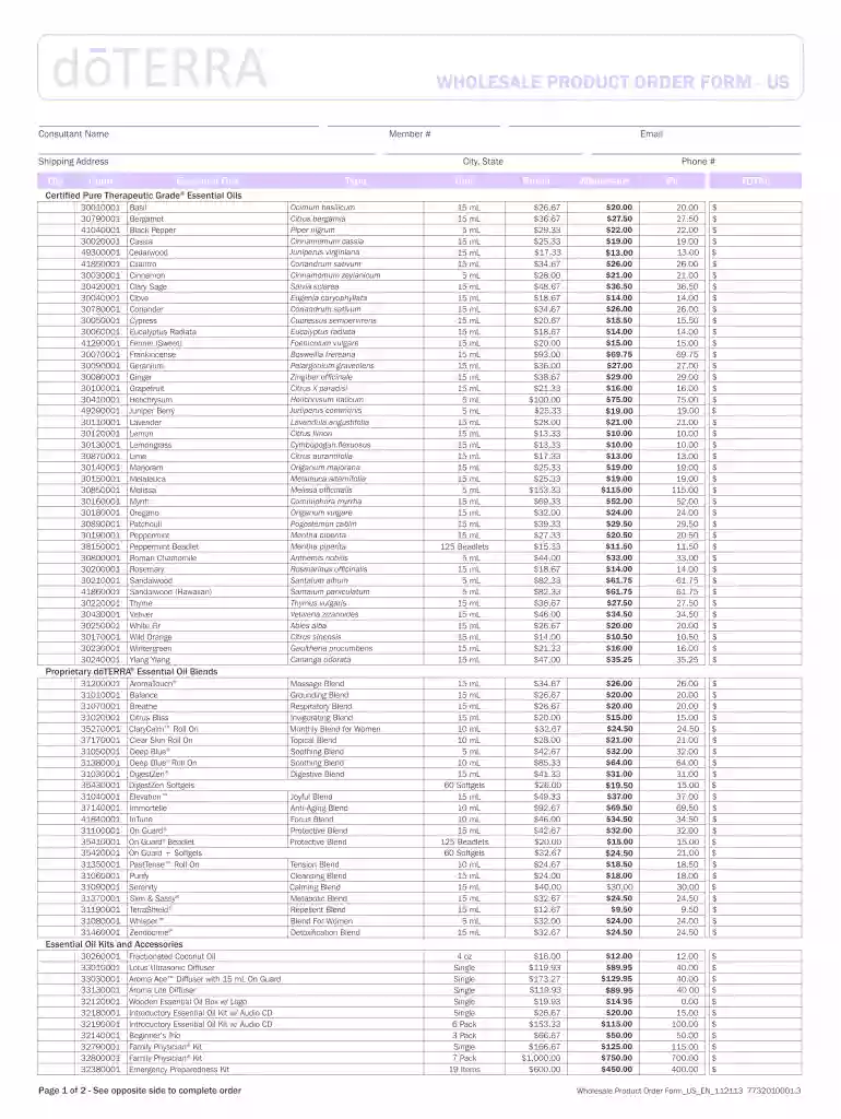 doterra price per drop 2024 Preview on Page 1