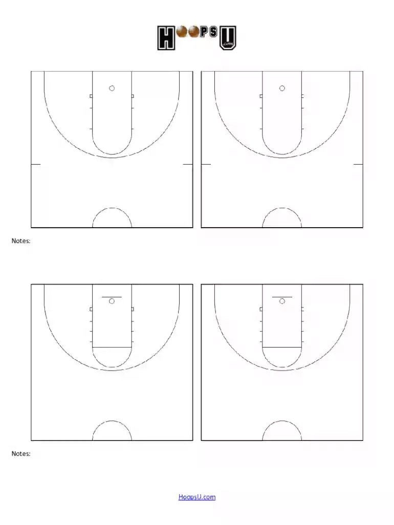 basketball court diagram Preview on Page 1