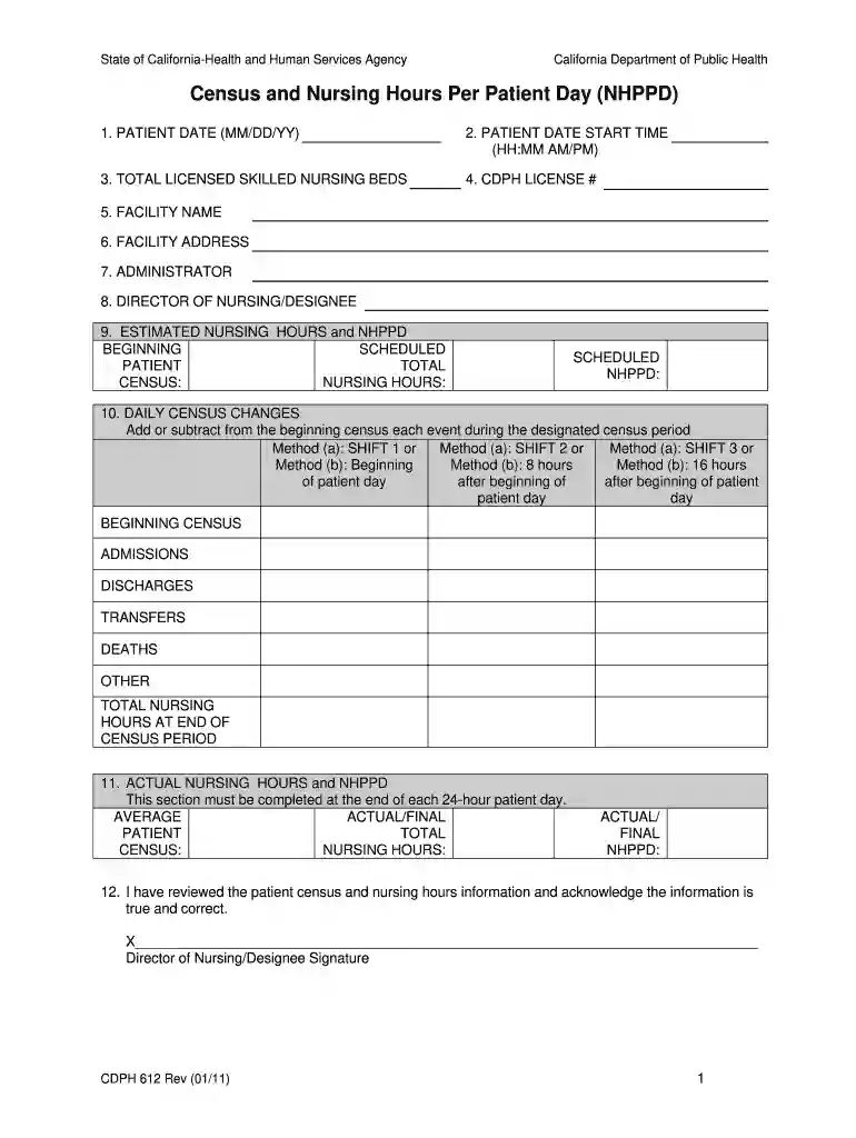 612 form Preview on Page 1