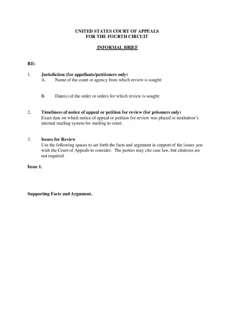 appeal brief template Preview on Page 1