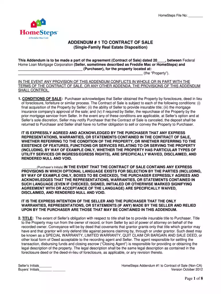 addendum property Preview on Page 1