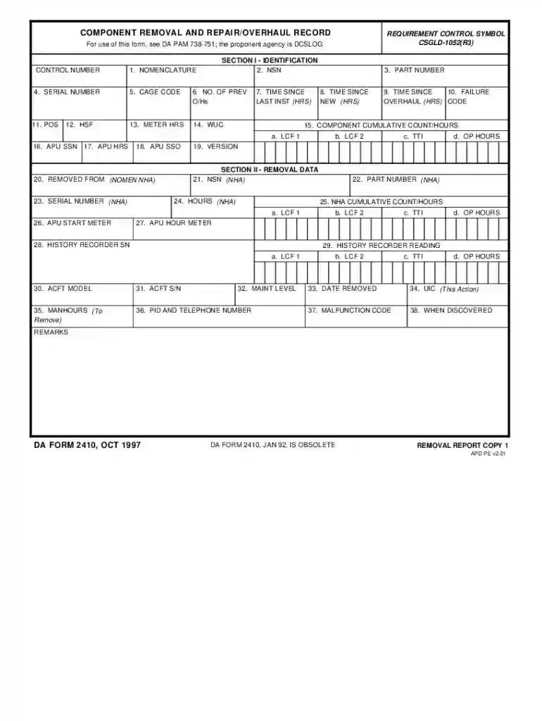 da form 7783 Preview on Page 1