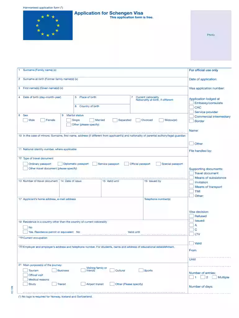 application form 19031 Preview on Page 1