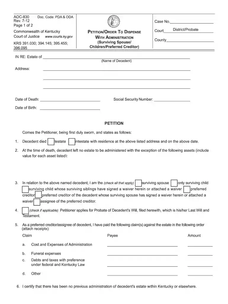 what does dispense with administration mean Preview on Page 1