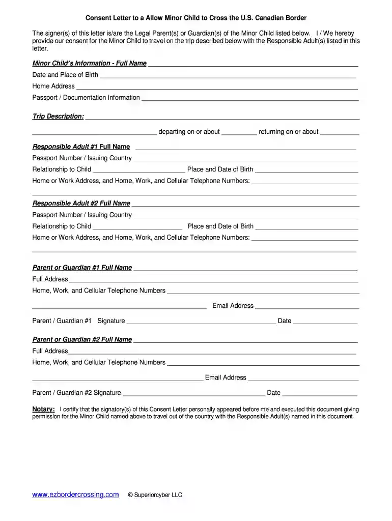 parent consent letter Preview on Page 1