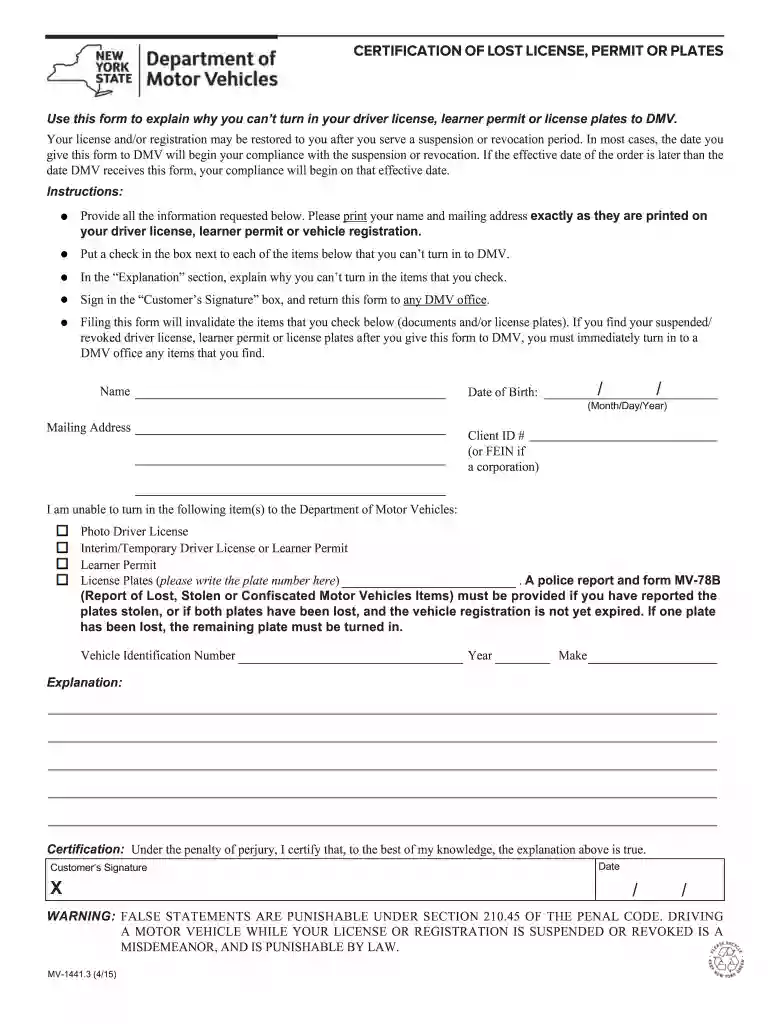 copy of registration ny online Preview on Page 1