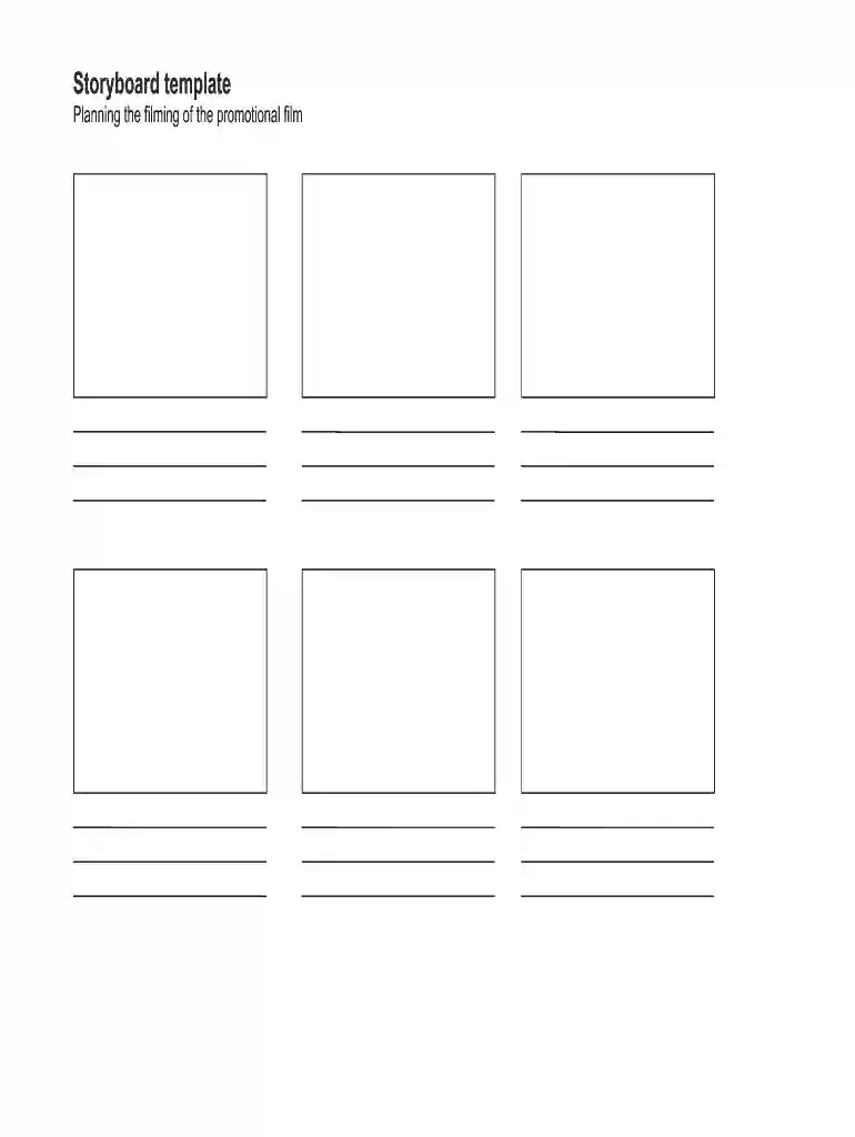 storyboard template printable free Preview on Page 1