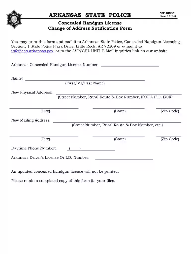 arkansas concealed carry renewal Preview on Page 1