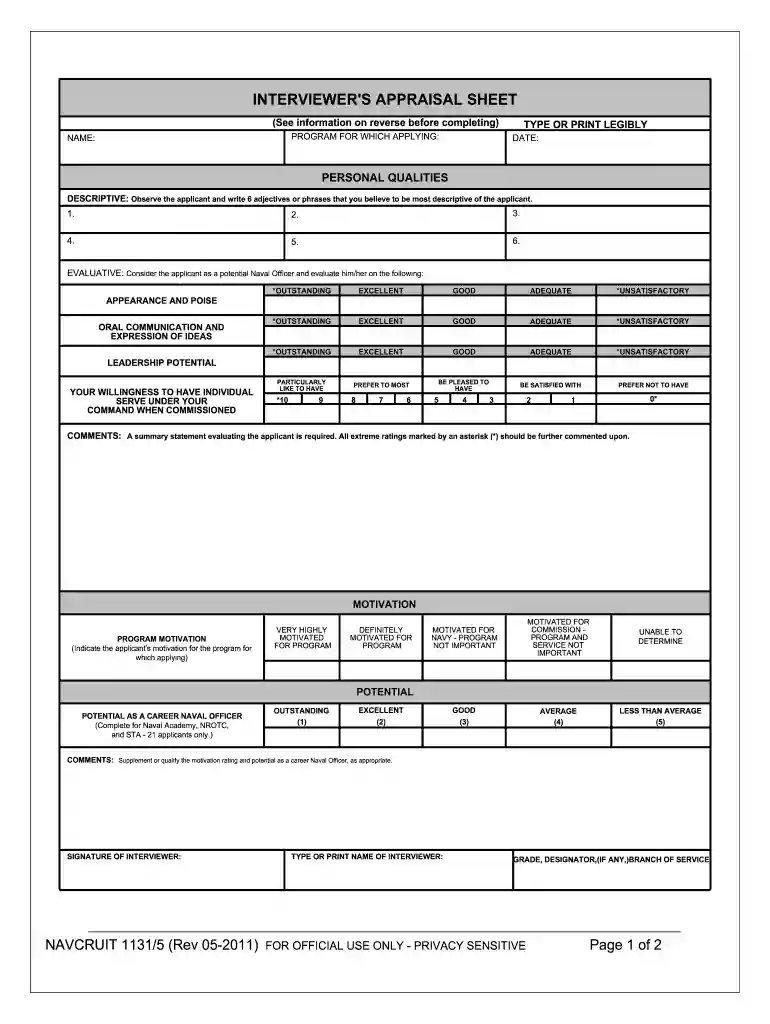 navcruit 1131 5 Preview on Page 1