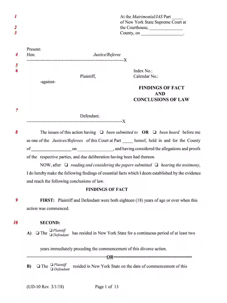 ud 10 form Preview on Page 1
