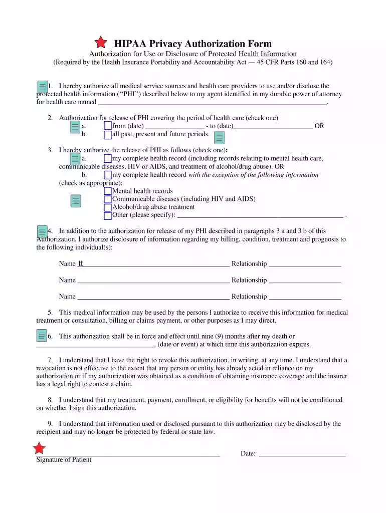 hipa waiver Preview on Page 1