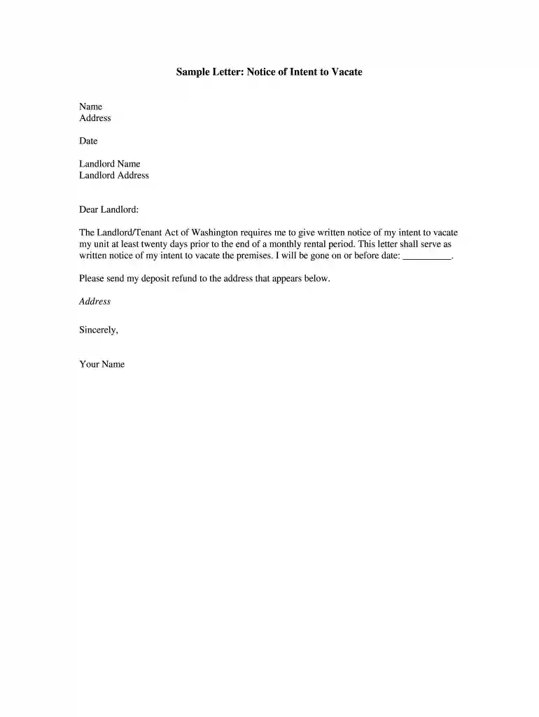 how to write a notice letter Preview on Page 1