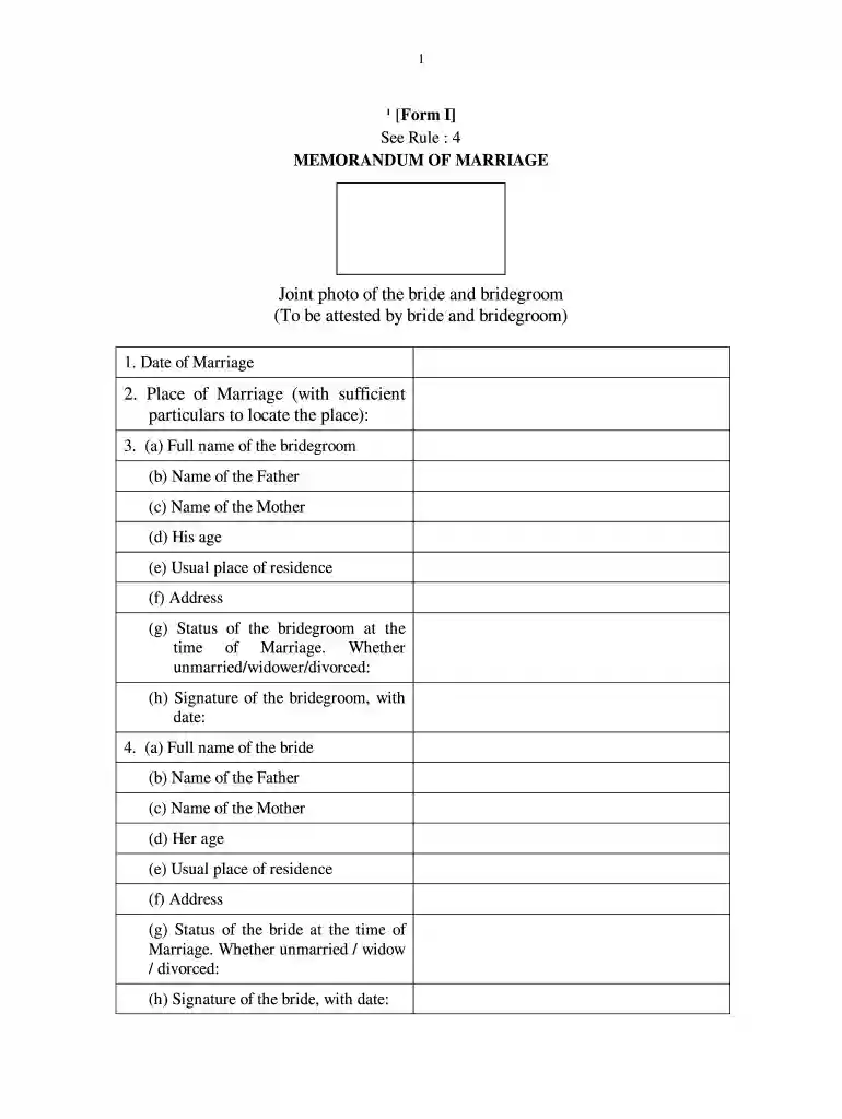 online marriage registration karnataka pdf Preview on Page 1