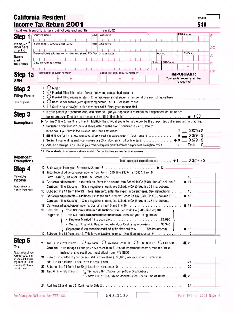 540 2001 Preview on Page 1