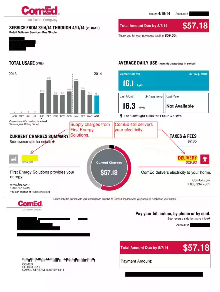 comed pay bill Preview on Page 1