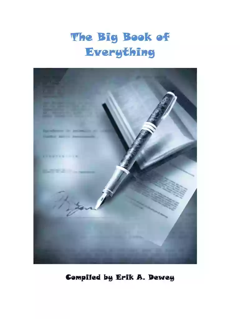 erik dewey big book of everything Preview on Page 1